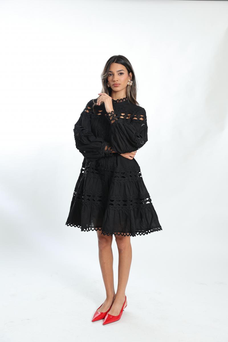 שמלת דנטל קצרה